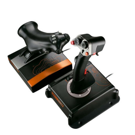 FR-TEC Levier et Accélérateur Raptor Mach1 Hotas Compatible PC - Joystick et Accélérateur - Contrôle de Vitesse