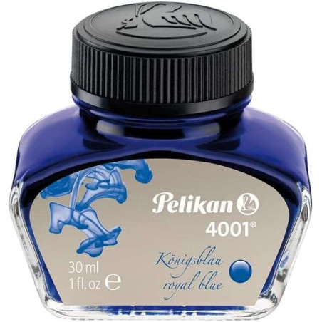 Pelikan Ink 4001 No.78 - Flacon de 30 ml - Encre de haute qualité - Flacon de 30 ml - pour stylos plume - Couleur Bleu Royal