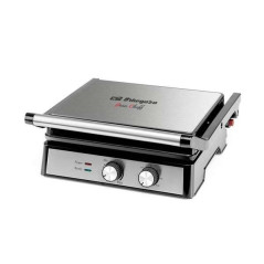 Orbegozo 4580 Grill Multifonction - Cuisinière sans huile d'une puissance de 2000 W - Grande surface de cuisson pliable