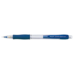 Pack de 12 - Porte-mine Pilot SuperGrip H185 - Course 0,5 mm - Mine HB - Corps Bleu