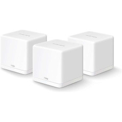 Système Wi-Fi double bande Mercusys H30G Mesh AC1300 - 3 unités Halo - Couverture jusquà 260 m² - Itinérance ininterrompue