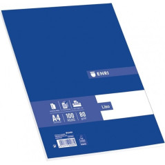 Enri A4 Resmilleria Plain 100 feuilles A4 - Papier de haute qualité - Couleur blanche