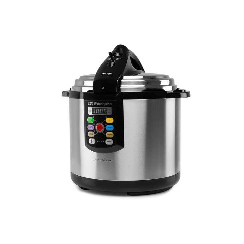 Autocuiseur électrique ultra rapide Orbegozo HPE 6075 - Minuterie programmable - Menus préconfigurés - Économies d'énergie