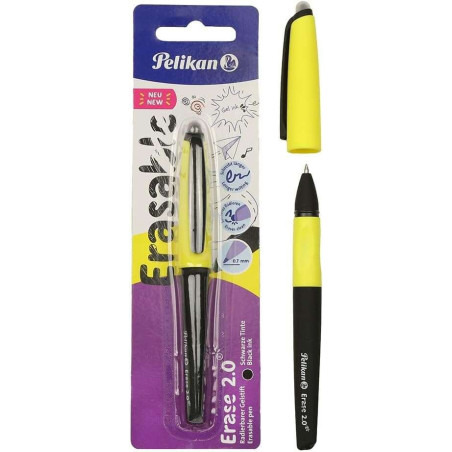 Stylo à bille Pelikan Roller Erase 20 - Prise ergonomique anti-fatigue - Longue durée de vie de lencre