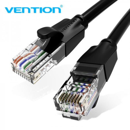 Câble réseau Vention UTP RJ45 Cat6 - 05 m - Couleur noire