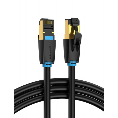 Câble réseau Vention SFTP RJ45 Cat8 - 1 m - Couleur noire