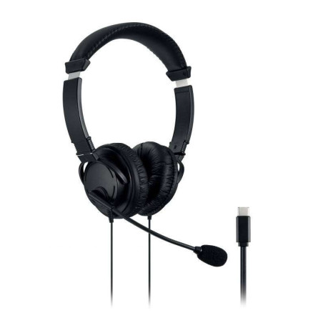 Kensington Casque Hi-Fi USB-C avec microphone - Pilotes 40 mm - Compatible avec tous les appareils USB-C