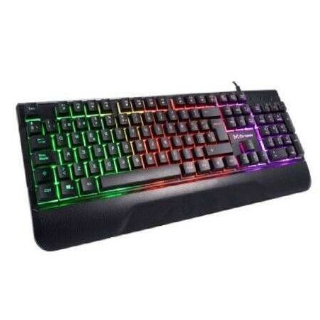 Clavier de jeu USB 3GO Droxio Kasumi - Éclairage LED RVB - 12 touches multimédia