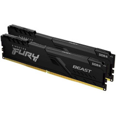 Kingston Fury Beast Mémoire RAM DDR4 3200 MHz 16 Go 2 x 8 Go CL16