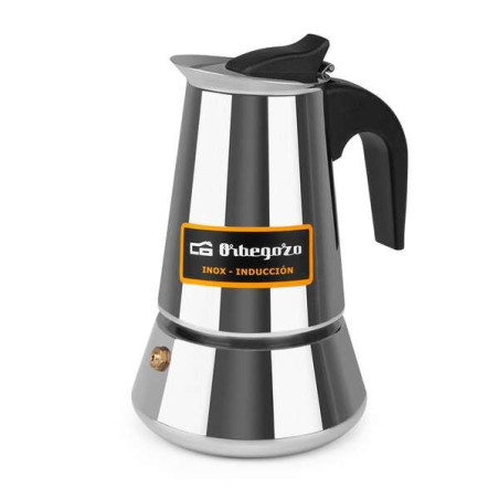 Orbegozo KFI 460 Cafetière en acier inoxydable résistante et polyvalente - Capacité de 4 tasses