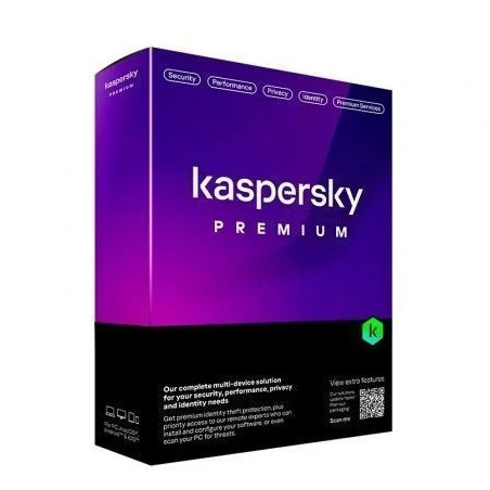 Kaspersky Premium Antivirus - 5 appareils - 1 an de service