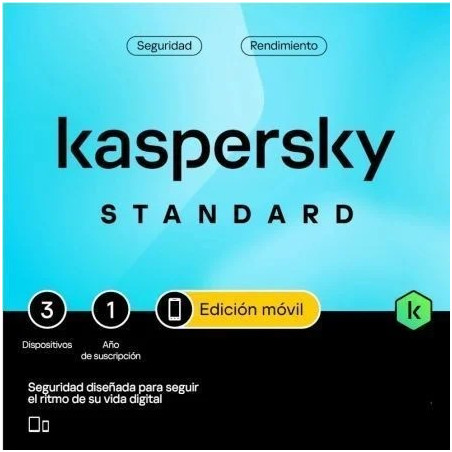Kaspersky Standard Mobile Antivirus - 3 appareils - 1 an de service