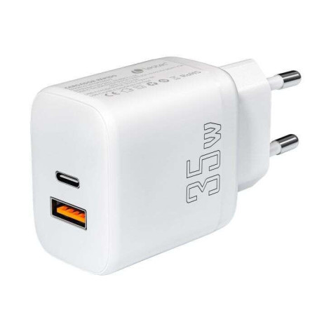 Chargeur pour Smartphone Leotec 35W avec ports USB-C PD 30 et USB-A