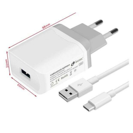 Chargeur de charge rapide Leotec USB-AUSB-C 18W