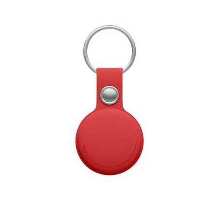 Localisateur Leotec MiTag - Exclusif pour Apple - Pour clés, valises, animaux etc... - Couleur rouge