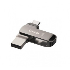 Lexar D400 JumpDrive Dual Drive USB 3.1 Type-C Flash Drive 128 Go - Transferts rapides jusqu'à 130 Mo/s