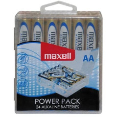 Maxell Lot de 24 piles alcalines LR06 AA 15 V