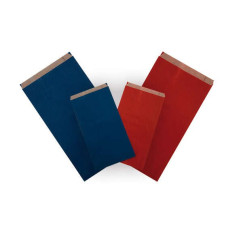 Apli Pack de 250 Enveloppes Kraft 18x32x6cm - Papier Kraft 50gm² - Réutilisables et Recyclables - Coloris Rouge