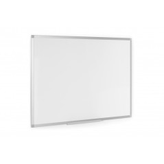 Bi-Office Ayda Tableau blanc double face en mélamine 600 x 450 mm – Permet un placement vertical ou horizontal – Cadre en