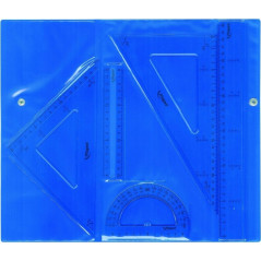 Maped Pack dInstruments de Dessin - Règle 30 cm Règle 15 cm Équerre Équerre et Rapporteur