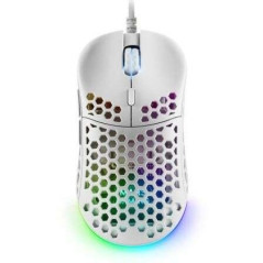 Souris Gaming USB Mars Gaming MM55 12800dpi - Boîtier Panneau Perforé - 5 Boutons - Éclairage RGB Chroma - Utilisation Droitier