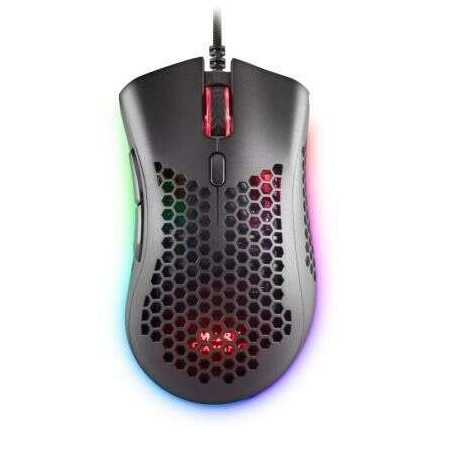 Mars Gaming MMEX USB Gaming Mouse 32000dpi - Boîtier Panneau Perforé - 7 Boutons Programmables - Éclairage RGB Chroma