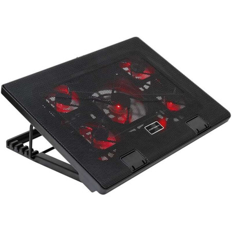 Base de refroidissement pour ordinateur portable Mars Gaming MNBC2 jusquà 173 USB - Inclinaison réglable - 5 ventilateurs