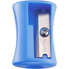 Pack de 75 - Pack de 30 - Maped Vivo Taille-crayon en plastique 1 trou - Lame en acier tranchante et résistante