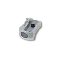 Taille-crayon Maped Classic en métal avec lame en acier tranchante et résistante - 1 trou - Présentoir de 20 unités.