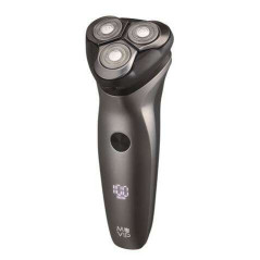 Rasoir Électrique Etanche Rechargeable Muvip - 3 Têtes Flexibles Multidirectionnelles - Pour Humide et Sec