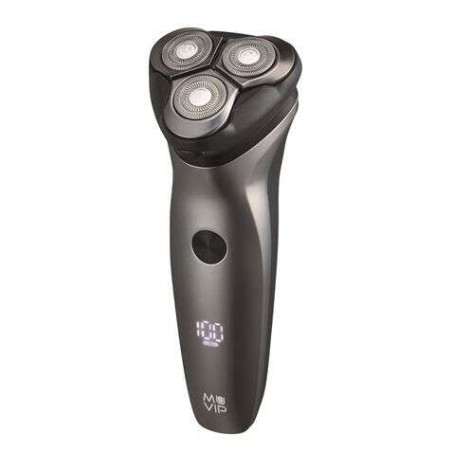 Rasoir Électrique Etanche Rechargeable Muvip - 3 Têtes Flexibles Multidirectionnelles - Pour Humide et Sec