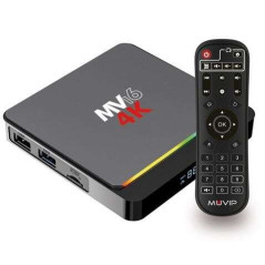 Muvip MV16 Mini PC Smart TV 4K 5G - Android 10 - Quad-Qore - 4 Go RAM - 32 Go ROM