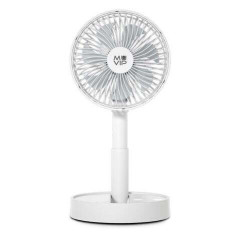 Muvip Ventilateur de Bureau Pliable Portable 5W Diamètre 15cm - 4 Vitesses - Angle réglable jusqu'à 90º