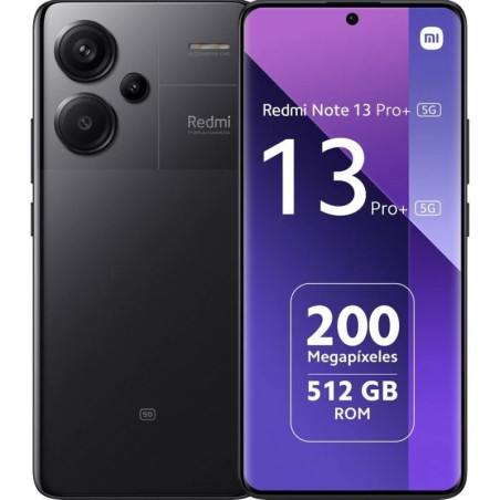 Smartphone Xiaomi Redmi Note 13 Pro Plus 5G Écran AMOLED 6,67" - 8 Go - 256 Go - Appareil photo principal 200MP