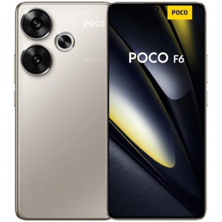 Smartphone Poco F6 5G Écran AMOLED 6,67" - 8 Go - 256 Go - Caméra principale 50MP - Batterie 5000 mAh