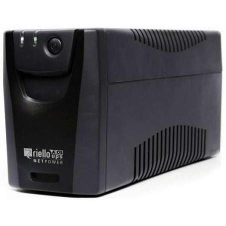 Onduleur Riello Net Power 600 VA/360 W - Line Interactive Technology - USB, 4x IEC 320