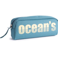 Étui à fermeture éclair Oceans Wave California 1 - Poignée ergonomique - Couleur bleue