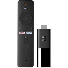 Xiaomi Mi TV Stick Lecteur de contenu en streaming portable Full HD WiFi - Bluetooth 42 - Android 90 - Son Dolby et DTS