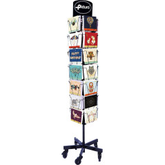 Présentoir Pictura Arabesque - 16x16 cm - 35 compartiments - Capacité 210 cartes - Imprimé sur papier certifié FSC