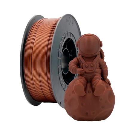 Filament PLA 3D - Diamètre 175 mm - Bobine de 1 kg - Couleur Bronze