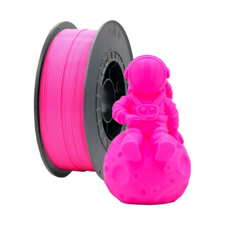 Filament PLA 3D - Diamètre 175 mm - Bobine de 1 kg - Couleur Rose Fluorescent