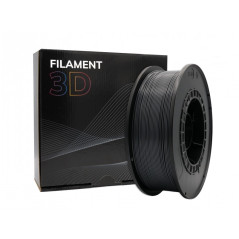 Filament PLA 3D - Diamètre 175 mm - Bobine de 1 kg - Couleur Graphite
