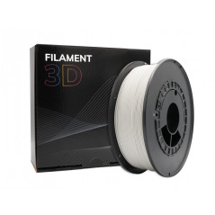 Filament PLA 3D - Diamètre 1,75 mm - Bobine 1kg - Couleur Gris Clair