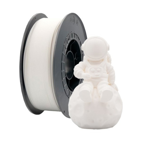 Filament PLA 3D - Diamètre 175 mm - Bobine 1kg - Couleur Blanc