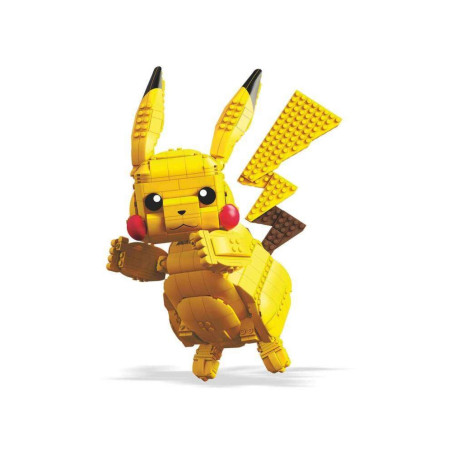 Mattel Mega Construx Wonder Builders Pokémon Pikachu Jumbo - Figurine de Construction - Taille 33cm env. - 825 pièces