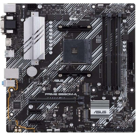 Carte mère Asus Prime B550M-A AMD Ryzen M2 PCIe 40 HDMI D-Sub DVI SATA III USB-A 32 DVI-D
