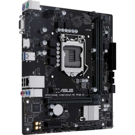 Asus Prime H510M-R R20 SI Carte mère Intel 1200 2x DDR4 - HDMI VGA PCIe 30 4x Sata III RJ-45 USB 2032 MicroATX
