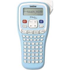 Étiqueteuse électronique portable Brother - Écran LCD - Vitesse 20 mmsec - 385 caractères - 54 touches - Bandes TZe
