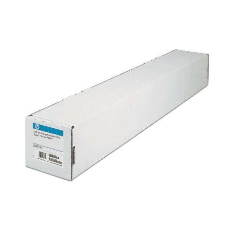 Rouleau de papier photo HP pour traceur - Blanc semi-brillant pour jet d'encre - 610 mm x 30,5 m - 200 gr/m2