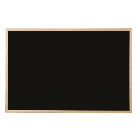 Tableau à craie Bi-Office Basic 400 x 300 mm – Compatible avec les marqueurs à craie traditionnelle et à craie liquide – Cadre